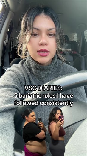 5 bariatric rules I do follow after VSG 🤍 not perfect, just consistent. #vsg #vsgcommunity #vsgjourney #gastricsleeve #bariatricsurgery