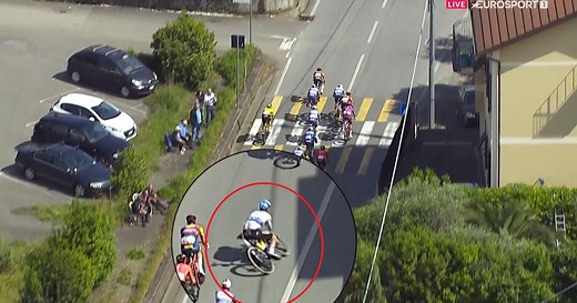 Chute de Christophe Laporte (Visma | Lease a Bike) lors de la 5e étape du Giro en vidéo
