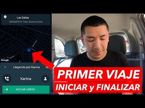 Uber Driver Tutorial 🚗 First Trip for new drivers ◀ (GPS, How to get paid, and more)
