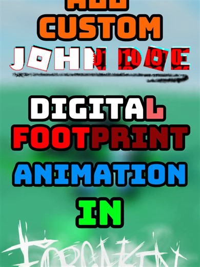 John Doe Skins with Custom Digital Footprint Animation #robloxfyp #roblox #forsakenroblox #robloxforsaken
