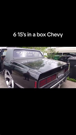 6 15” subs in a box Chevy!! #boxchevy #chevrolet #subwoofer #bassboosted #squarebody