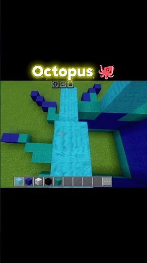 How to make a octopus 🐙 in Minecraft #trend