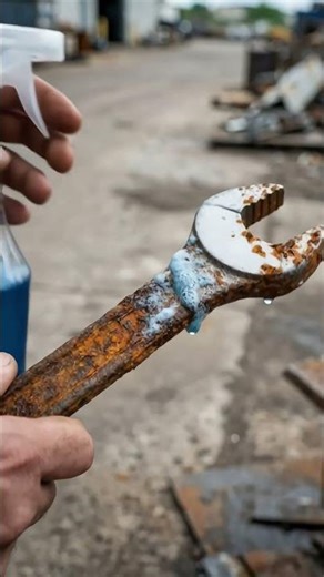 Extreme Rust Removal on Wrench | Satisfying Deep Cleaning Transformation