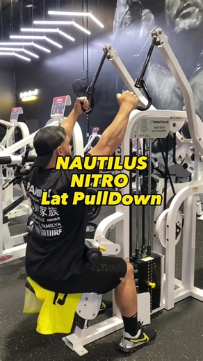 Engage Your Back Muscles with Nautilus Lat Pulldown