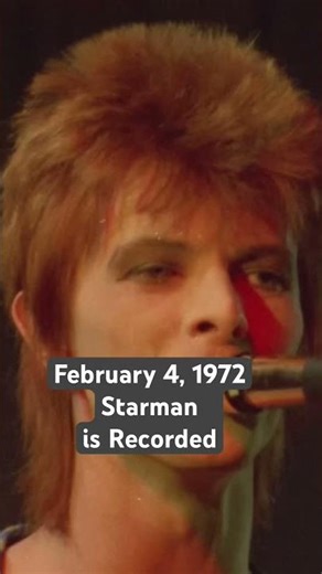 February 4,1972. David Bowie recorded Starman #theseventies #ziggystardust