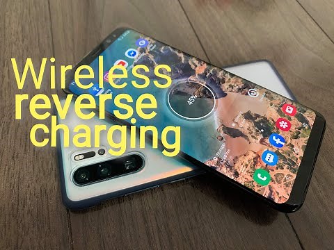 How to enable wireless reverse charging on Huawei P30 Pro