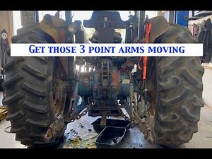 Ford Tractor 3 Point Lift Stuck or Not Lifting - Disassembly and Repair How to Instructions