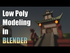 Low Poly Model Creation in Blender 2.75