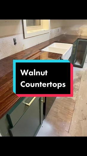 DIY Farmhouse Walnut Countertop Tutorial | Timelapse Woodworking