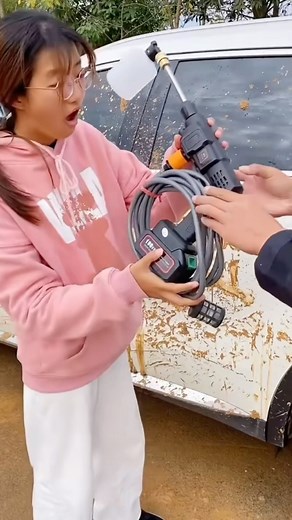 7.4K views · 27 reactions | Wireless Car Washer ?  Easy portable car wash, Use anywhere you go. Clean your car from Bucket water or water from river or spring enjoy anywhere you go chargeable car wash comes with extra battery and many essentials included. | like.com.np | Facebook