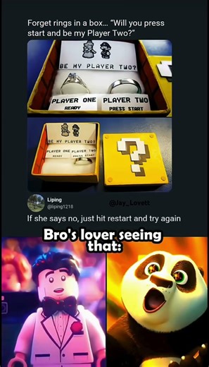 Do you think she said yes?🥺