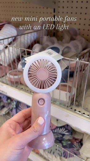 Portable Fans with LED Light at Target