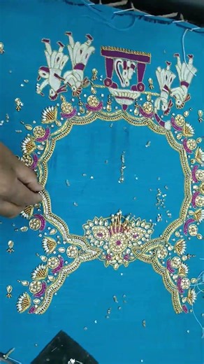 maggam work blouse design#aari work blouse design video#letseat maggam work blouse designs#embroider