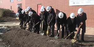 Library groundbreaking held in downtown SB