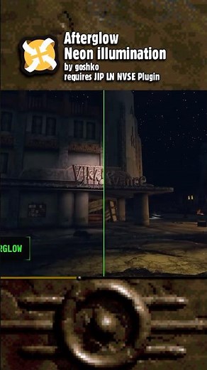 Glowing Neon Signs Afterglow Mod for #Fallout New Vegas