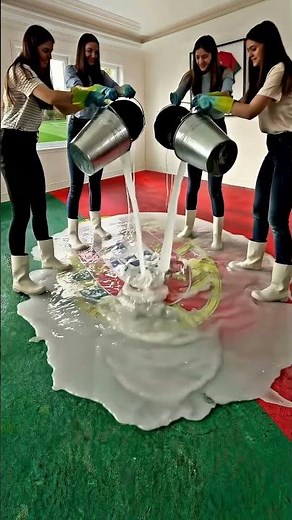 This floor is just incredible 😱 Ronaldo fan epoxy floor