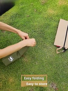 Portable Waterproof Picnic Mat with Thick Padding Foldable Outdoor Beach and Camping Ground Mat for Travel and Hiking (Army Green,44 * 34cm)