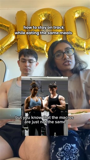 issh on Instagram: "staying on track with your macros while sharing meals with loved ones does not need to be complicated! We both love to eat and share meals together whenever we can especially since we are long distance and don’t get those opportunities. But we also have goals to hit so we make that a priority! Since I have less calories to play with, I always prioritize loads of veggies in my plate so I can stay on track but not feel super hungry. It’s all about balance. Another strategy I al