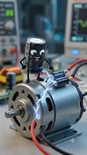 Did you already know about the capacitor? #engineering #mechatronics #electricalengineering #elec...