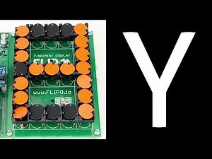 7-Segment Flip-disc Display - Letters and Digits