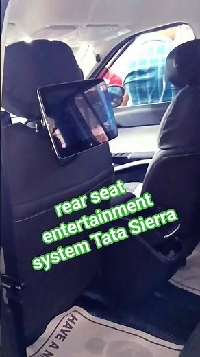 rear seat entertainment system installation Tata Sierra #modificition #tatamotors #tatasierra