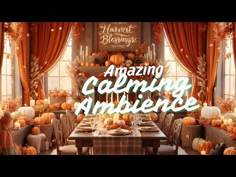 BEST FALL AUTUMN AMBIENCE BACKGROUND WITH RELAXATING ACOUSTICS| #yt #fyp #viral
