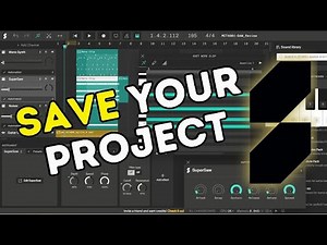 How to Save Your Project in Soundation 2025?