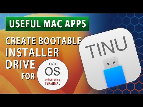 Create a bootable macOS installer drive using TINU
