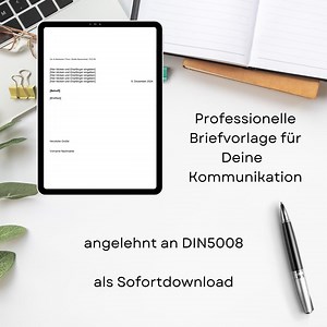 Word Letter Template (DIN A4) for Window Envelopes - Sender Address With Dot Separation - Etsy Australia