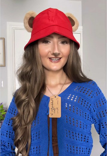Adorable Paddington Bear Makeup Transformation
