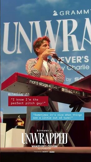 Charlie Puth on Whatever’s Clever at GrammyU Unwrapped | September 9, 2026