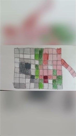 Drawing every Minecraft mob| day 57| piglin #art #drawing #minecraft #shorts