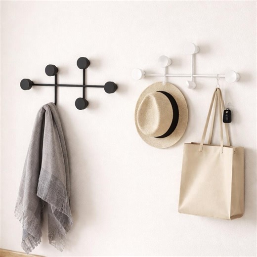 Modern Wall Coat Rack Minimalist Metal Hook Rack Entryway Organizer Wall Mounted Hooks Scandinavian Home Decor Stylish Storage Gift - Etsy