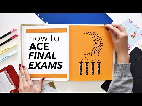how to ace final exams.