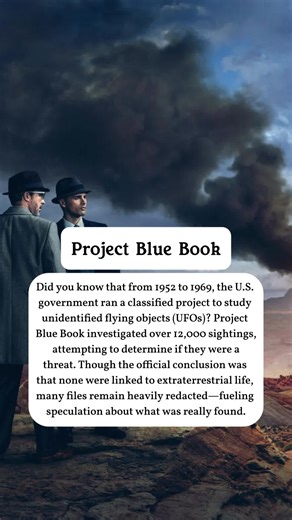What was Project Blue Book? #conspiracytok #history #mystery #theory #conspiracy #discovery #cia #fbi #declassified