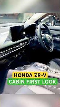 A Closer Look at the Honda ZR-V Cabin | First Look