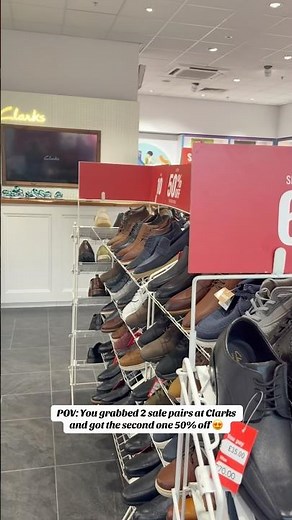 Don’t walk, Run to Clarks Noowww‼️| Clark Shoes Sale | Clarks | Uk Reels | Clarks Shoes #clark #fyp