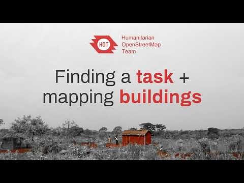 Finding a task and mapping buildings in the Tasking Manager