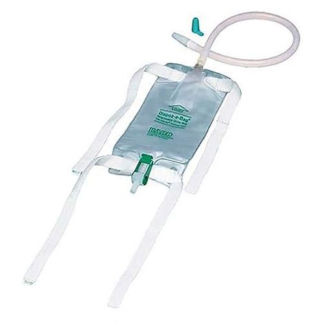 Bard Dispoz-A-Bag Leg Bag with Flip-Flo Valve Extension Tubing |HPFY