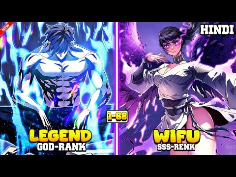 GOD-Rank Legend vs SSS-Rank Waifu |Episode 1-68 (Manhwa Recap Hindi #manhwa
