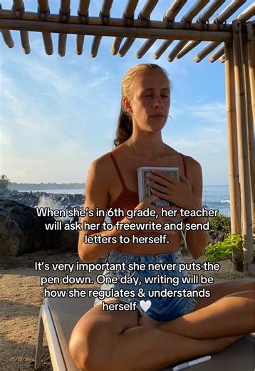 she won’t know this matters yet. or that she’ll wind up with boxes and boxes of journals ❤️ #writertok #writersoftiktok #soulandscript #fyp