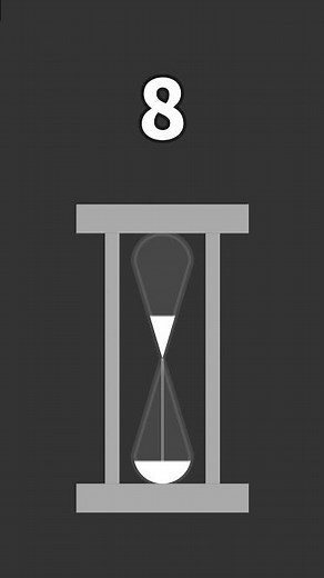 11 Seconds Timer ‐ Hourglass（Vertical）