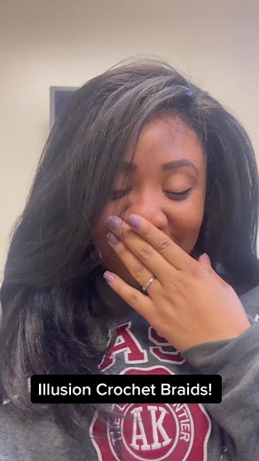 Straight Hair Crochet Braids: Knotless Illusion Method