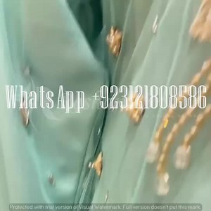 Color: mint Code: RB 126 Fabric: Luxuriously hand worked Net SHIRT...