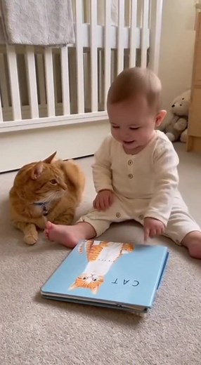 Cute Baby Playing with Cat #Cat#Baby#playing | Cryptic News