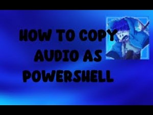 How to copy audio as Powershell in Roblox | Easy & Simple ^2025^