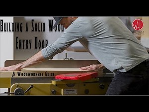 Build an EASY Entry Door out of Solid Wood! 4K