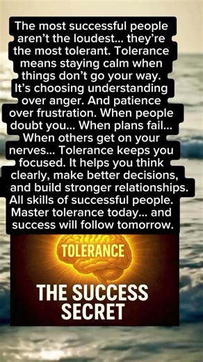 How Tolerance Can Make You Successful | Powerful Life Lesson 💪 #successboost #worthiness