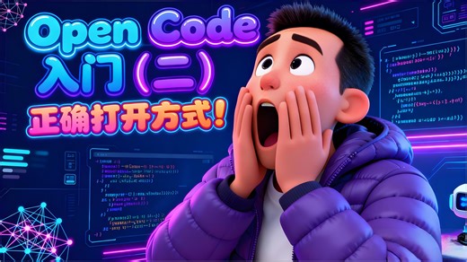 Open Code 入门（二）！正确打开方式！