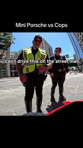 Mini Porsche Encounter with Cops: A Close Call